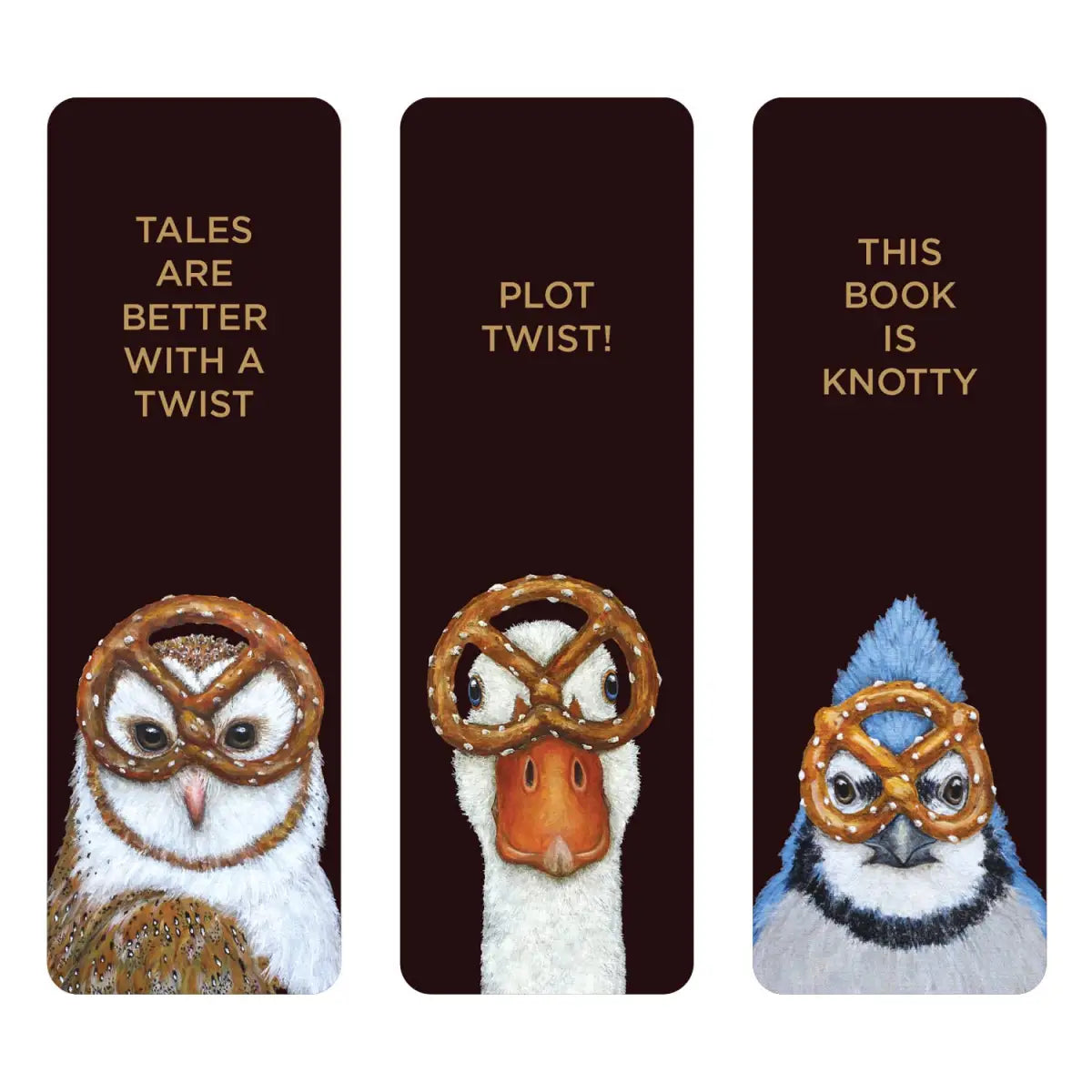 Bookmarks Set of 3 - Plot Twist by Vicki Sawyer - Hester & Cook - Stationery