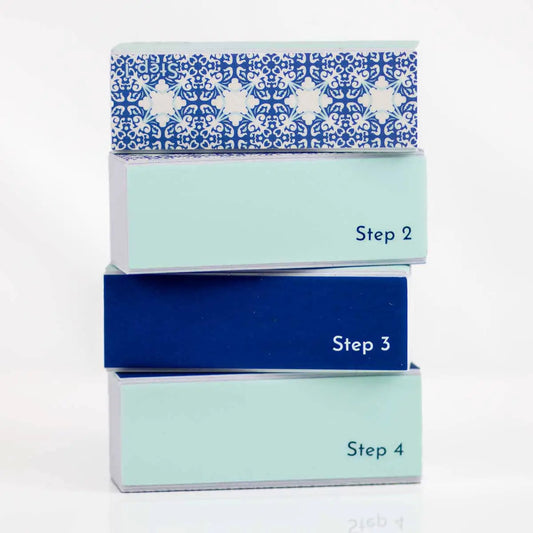 Pocket Manicure Nail File and Buffer - Something Blue - The Royal Standard
