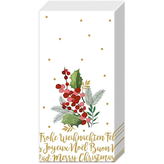 Pocket Tissues - Merry Christmas - Boston International