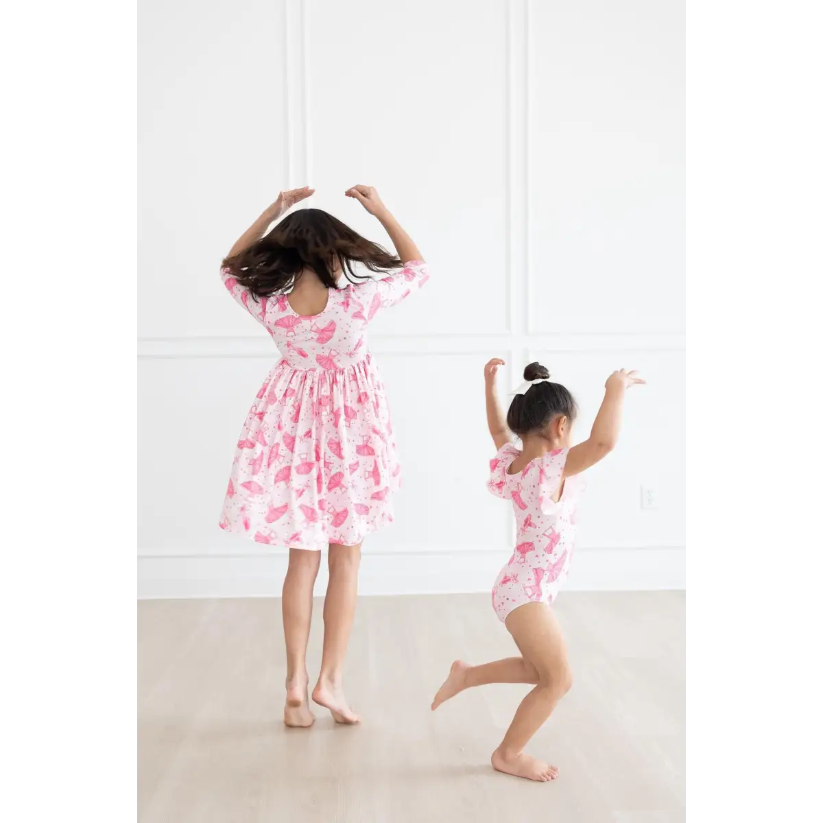 Pocket Twirl Dress - Ballet Ballerina - Pirouette 3/4 Sleeve - Mila & Rose ®