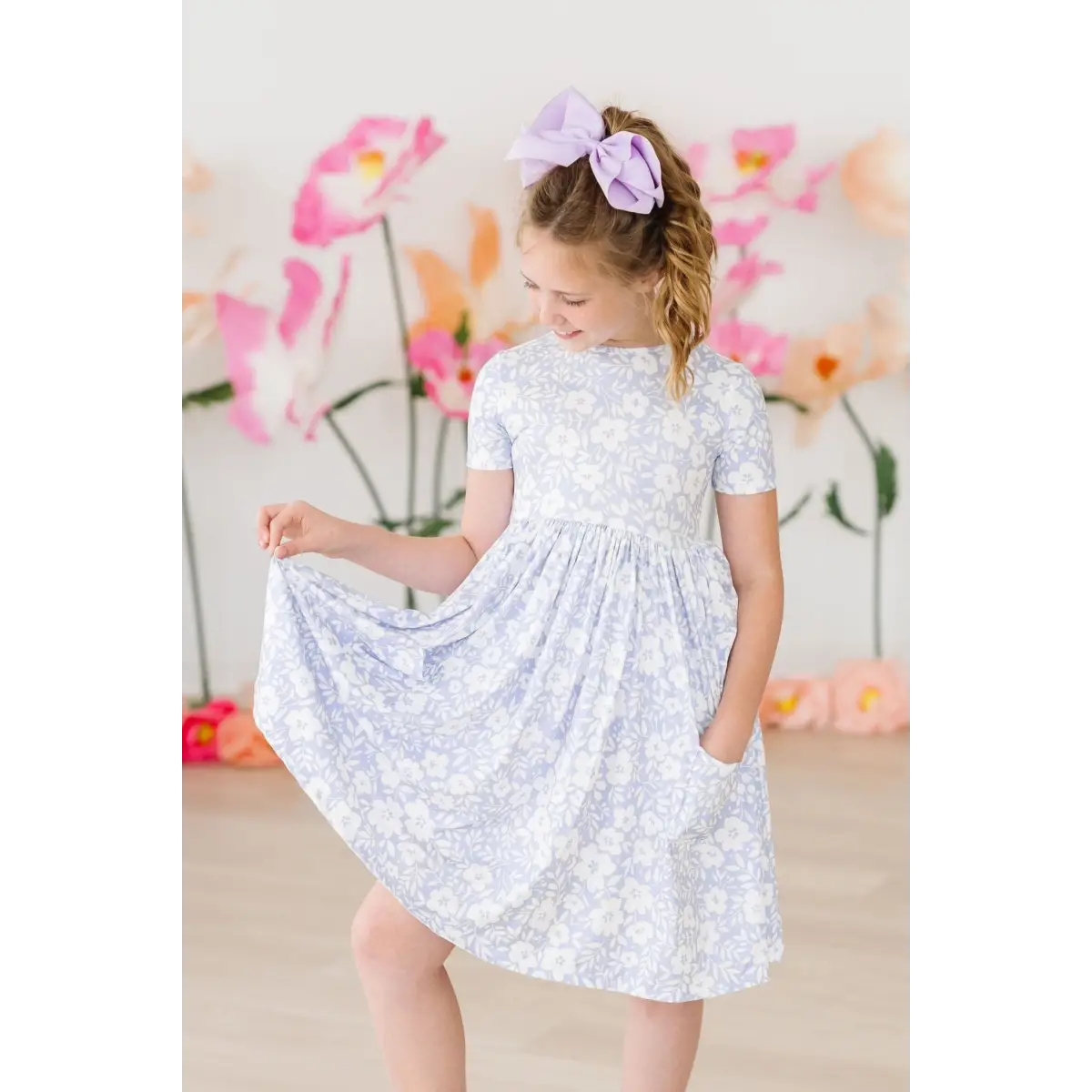 Pocket Twirl Dress - Blossom Bliss - Mila & Rose ®