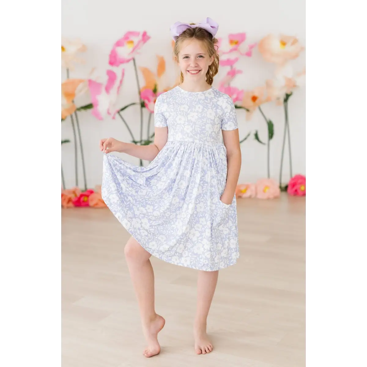 Pocket Twirl Dress - Blossom Bliss - Mila & Rose ®