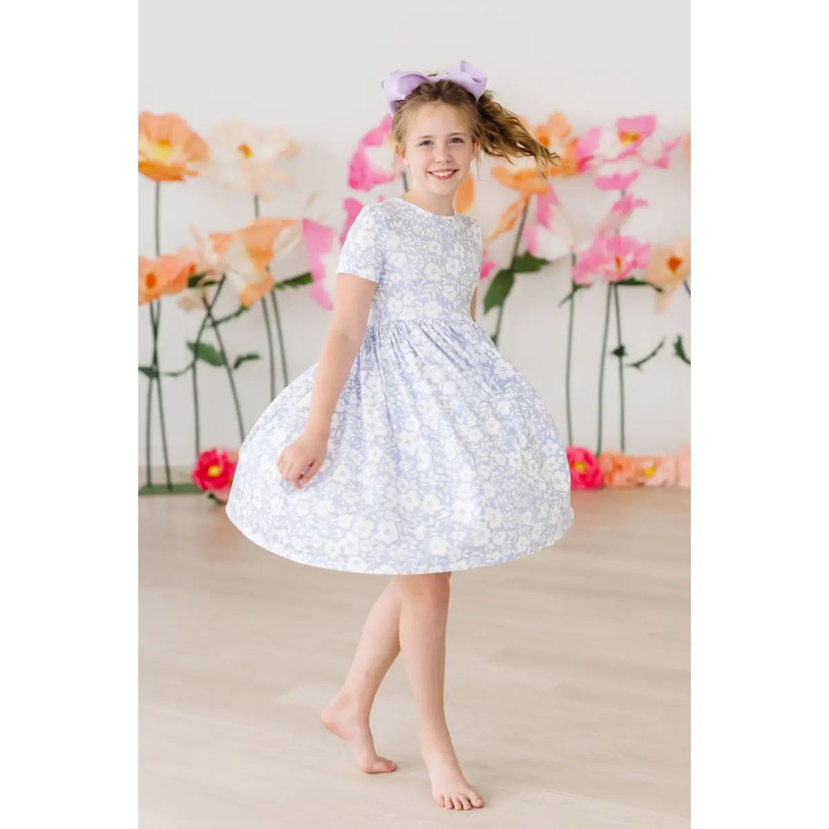 Pocket Twirl Dress - Blossom Bliss - Mila & Rose ®