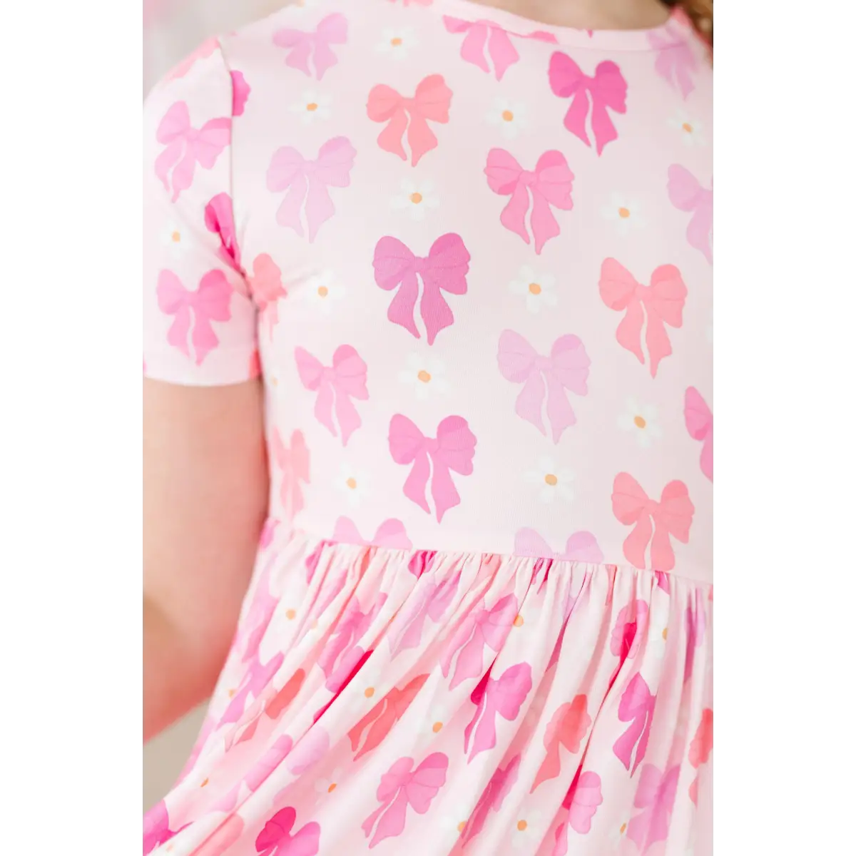 Pocket Twirl Dress - Bow Beauty - Pink Bows - 6-12M - Mila & Rose ®