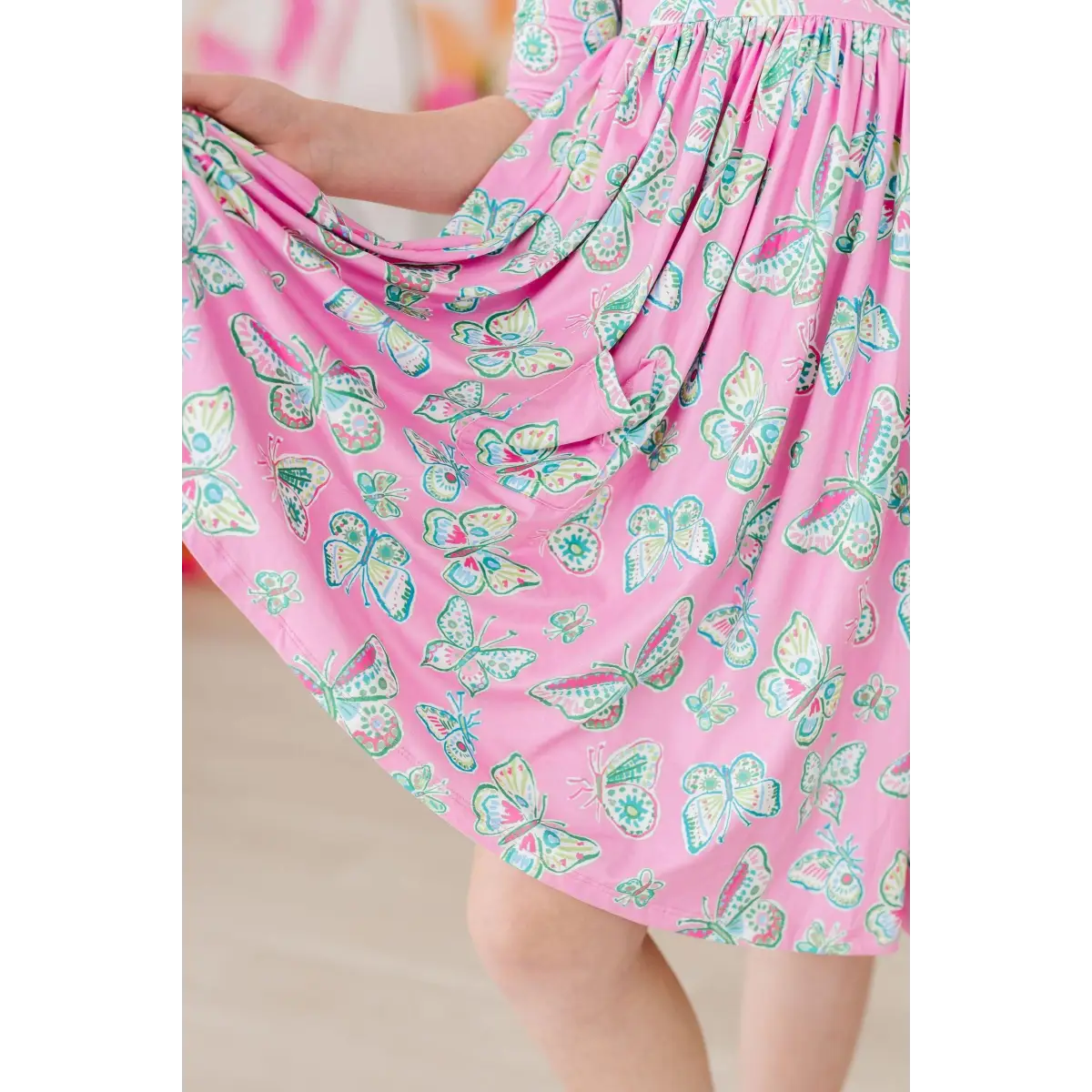 Pocket Twirl Dress - Butterfly Garden - Mila & Rose ®
