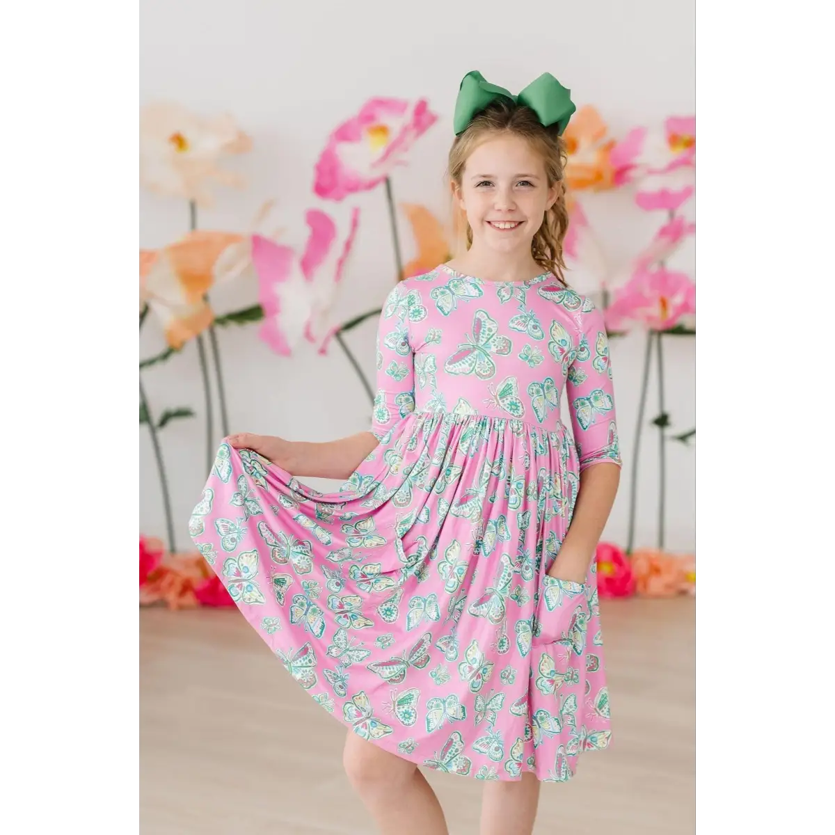 Pocket Twirl Dress - Butterfly Garden - Mila & Rose ®