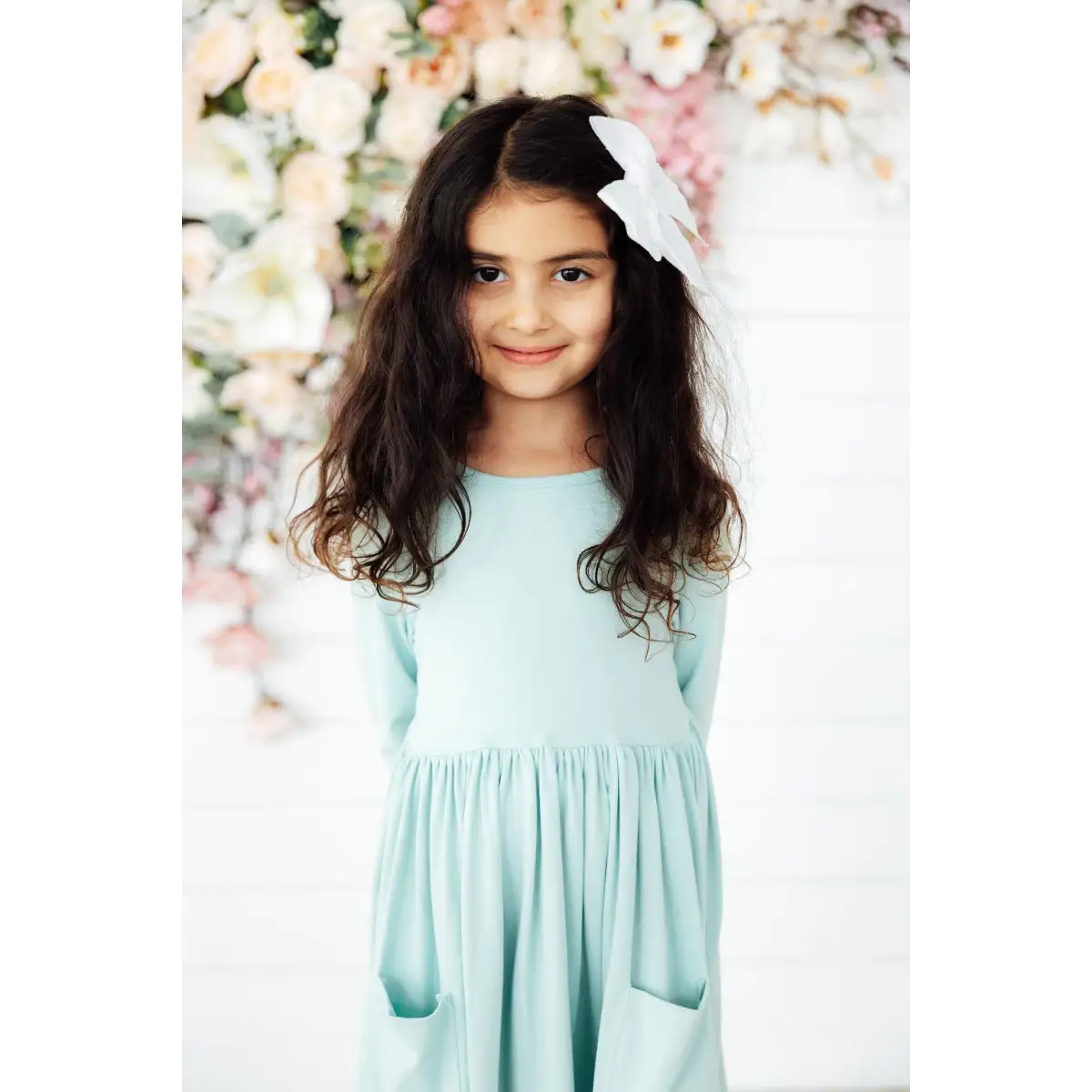Pocket Twirl Dress - Sage Green - Mila & Rose ®