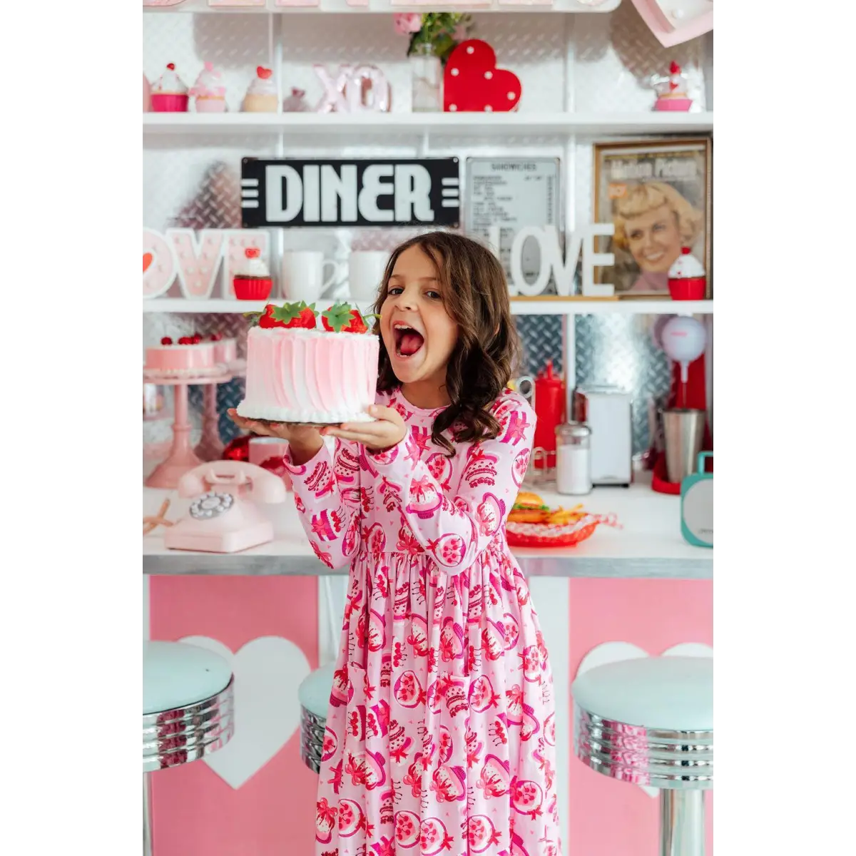 Pocket Twirl Dress - Vintage Cakes - Mila & Rose ®