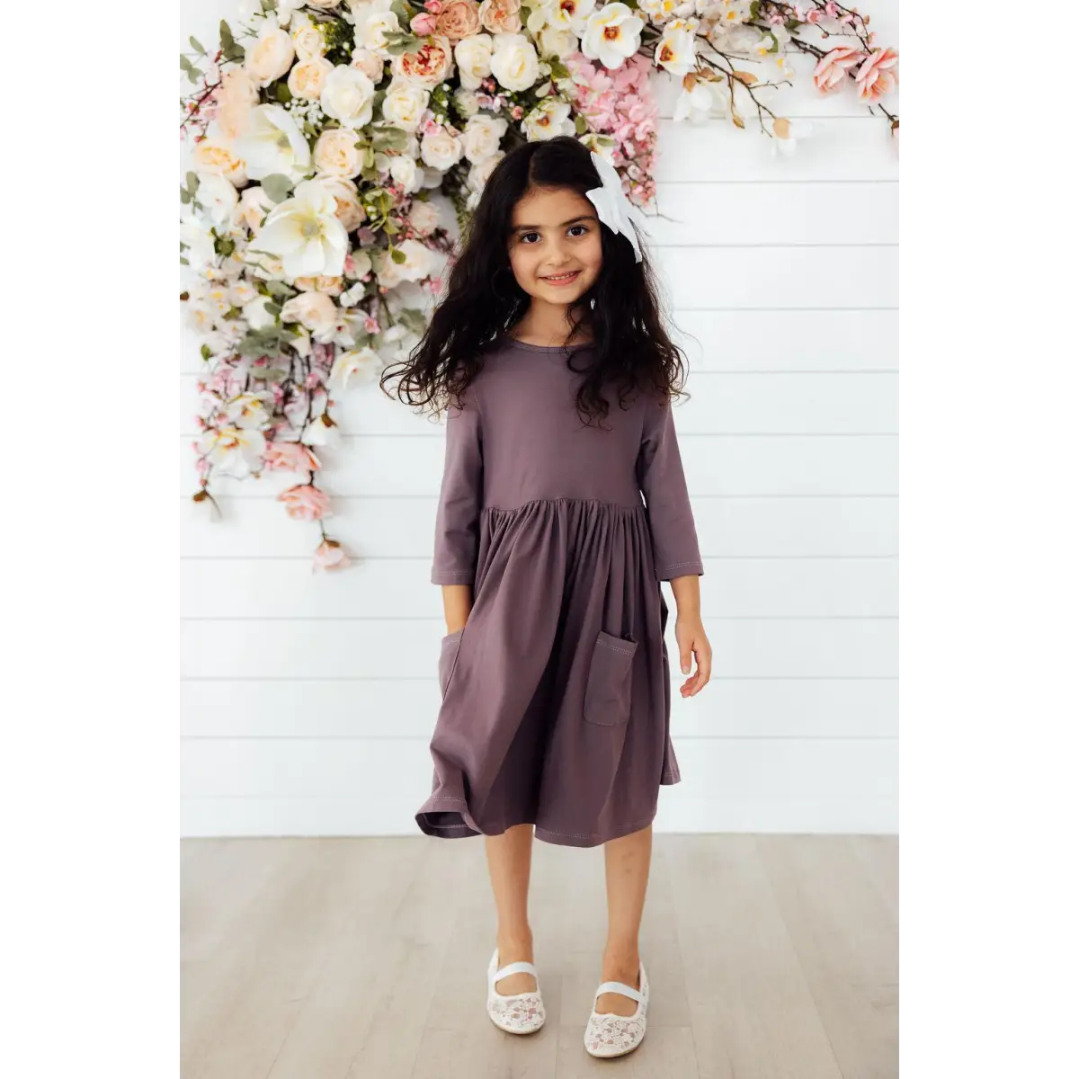 Pocket Twirl Dress - Vintage Violet - Mila & Rose ®