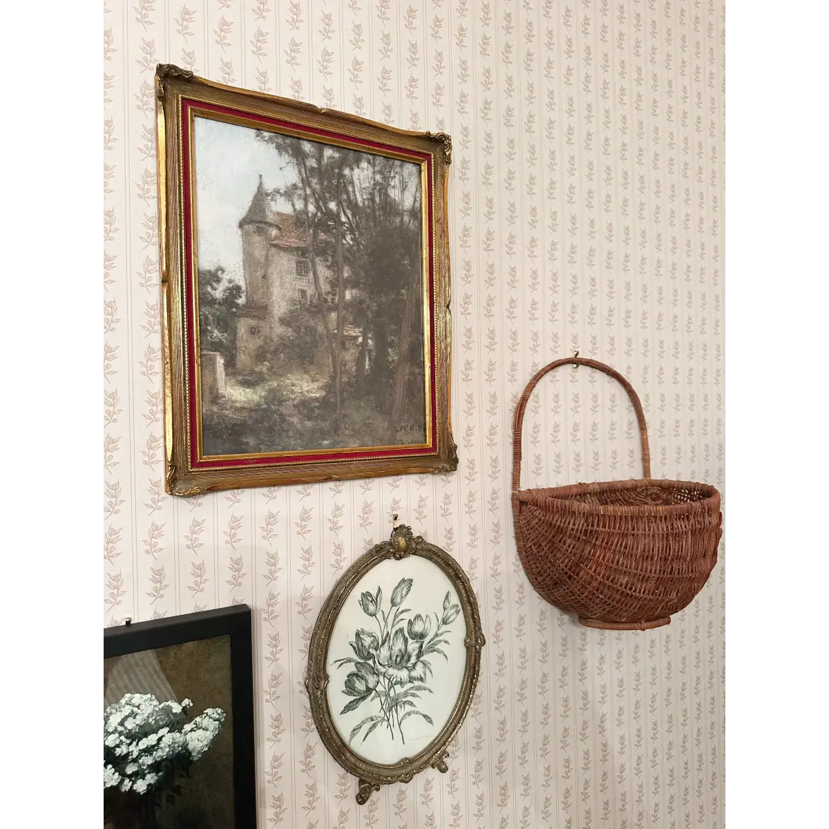 Poet Wallpaper - Flower Dots - by Thoroughfare Design - Loomwell Home Goods
