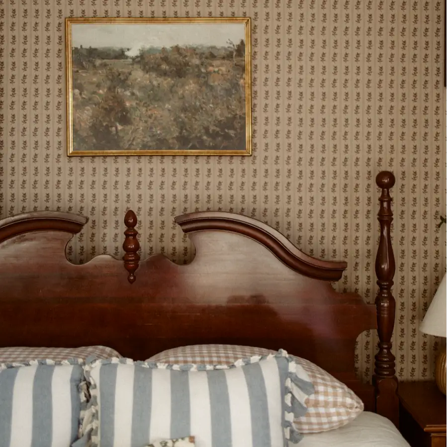 Poet Wallpaper - Flower Dots - by Thoroughfare Design - Loomwell Home Goods