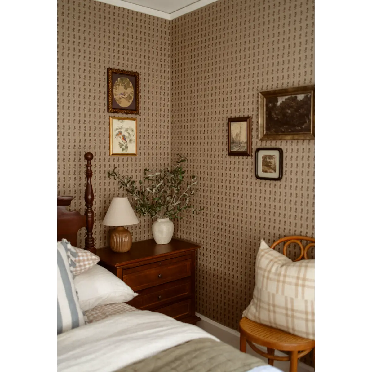 Poet Wallpaper - Flower Dots - by Thoroughfare Design - Loomwell Home Goods