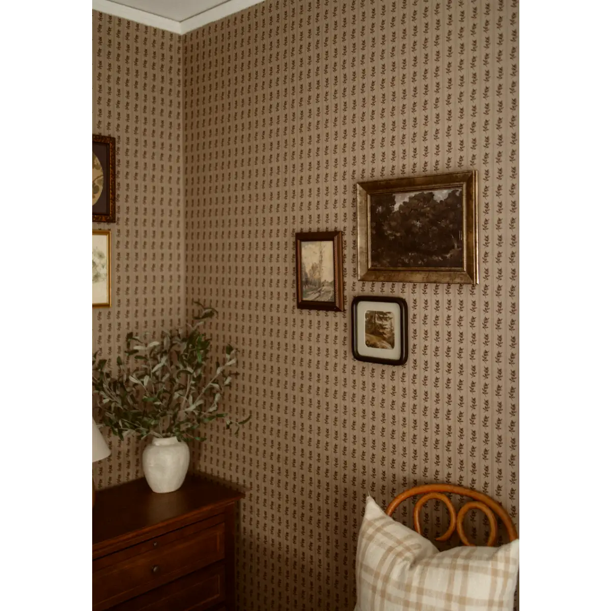 Poet Wallpaper - Flower Dots - by Thoroughfare Design - Loomwell Home Goods