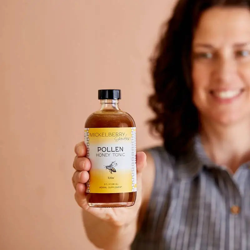 Herbal Honey Tonic - Pollen - Seasonal Allergy Support - Mickelberry Gardens