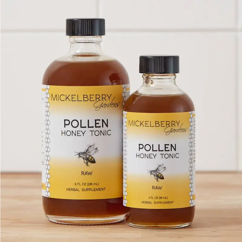 Herbal Honey Tonic - Pollen - Seasonal Allergy Support - Mickelberry Gardens