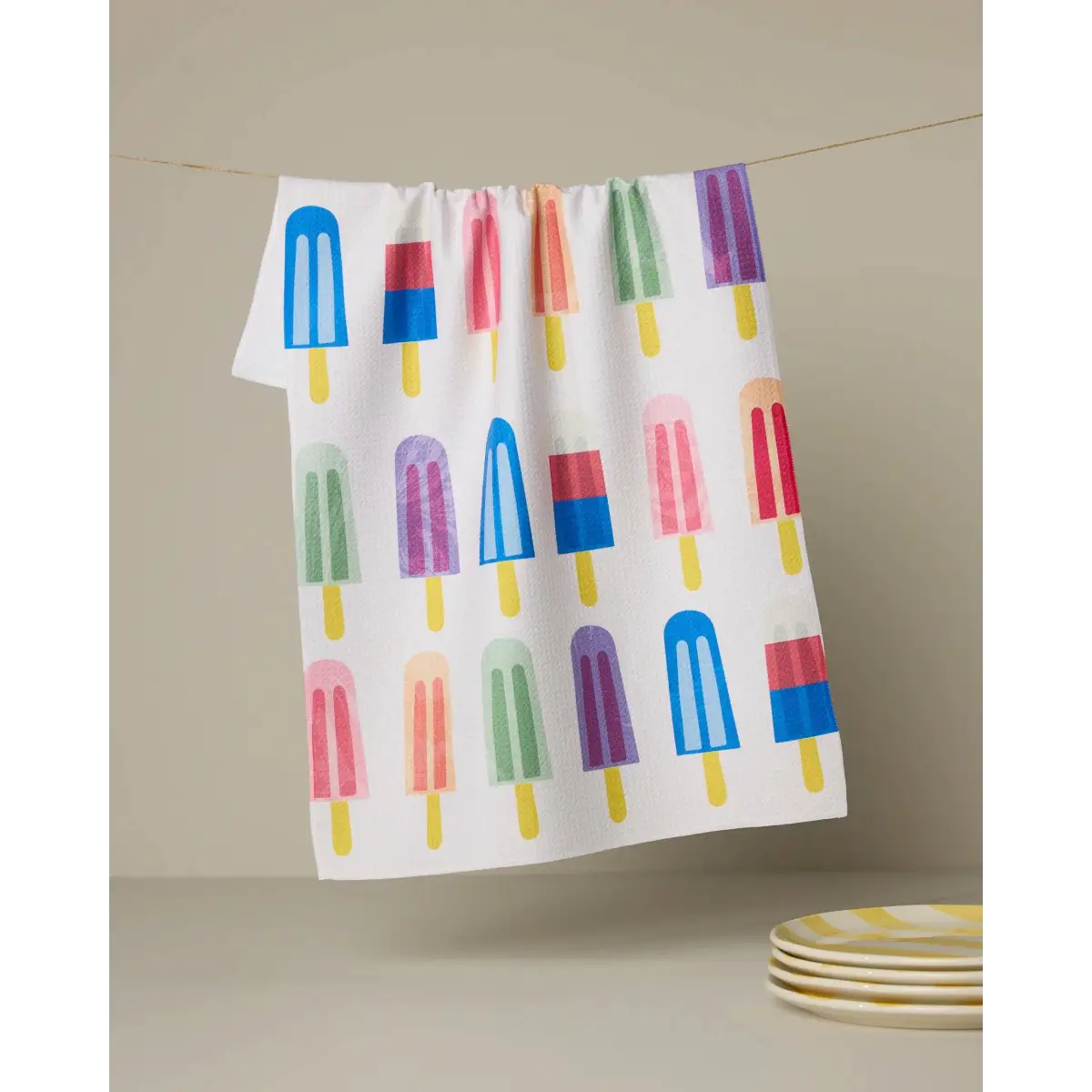 Kitchen Towel - Poppy Popsicles - Geometry