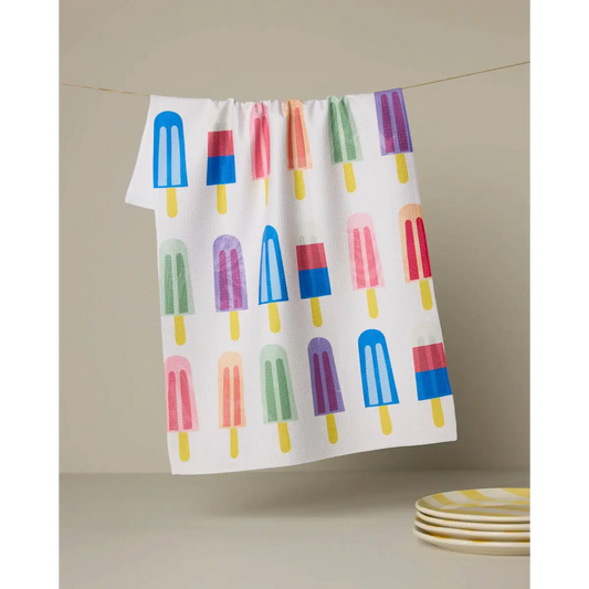 Kitchen Towel - Poppy Popsicles - Geometry