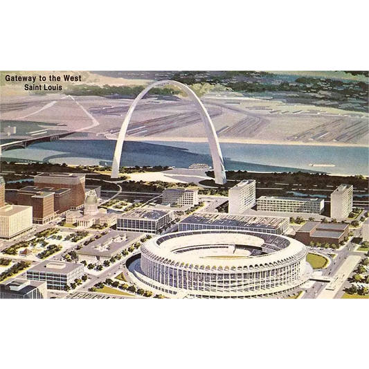 Postcard - Gateway Arch St. Louis - Found Image Press