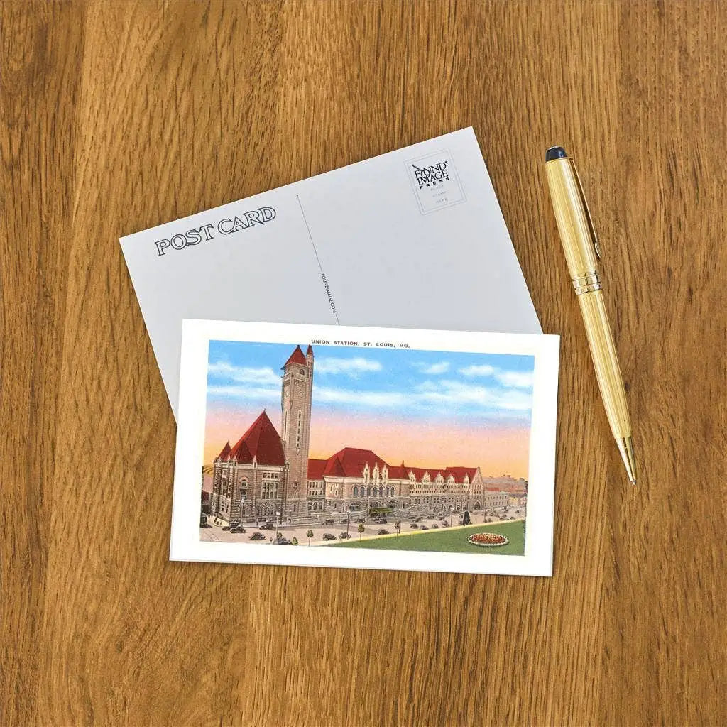 Postcard - Union Station St. Louis - Found Image Press