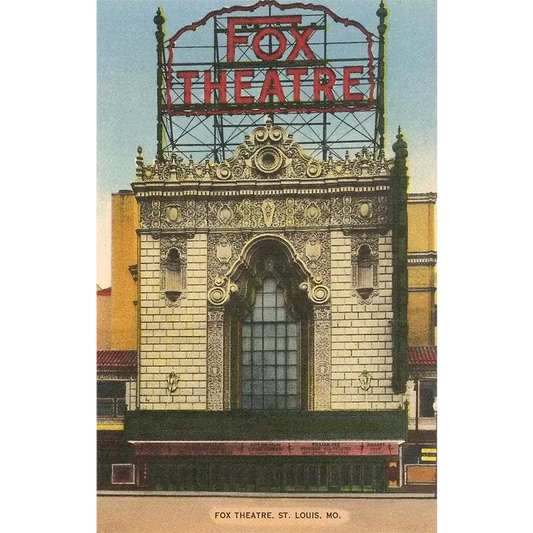 Postcard - Fox Theater St. Louis - Found Image Press