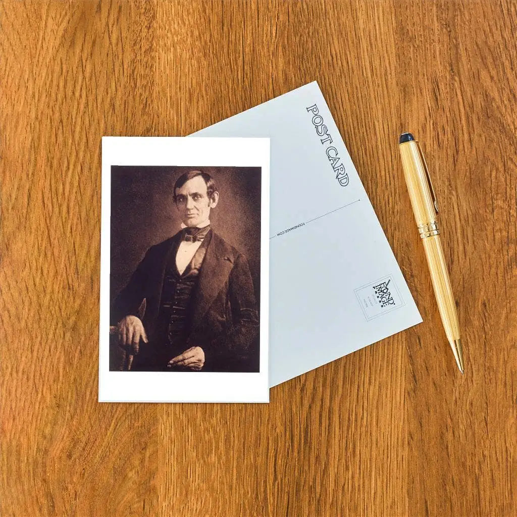 Postcard - Early Lincoln Portrait - Found Image Press