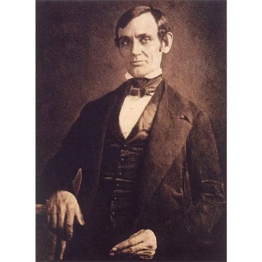 Postcard - Early Lincoln Portrait - Found Image Press
