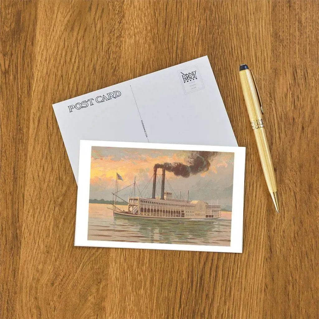 Postcard - Mississippi River Boat - Found Image Press