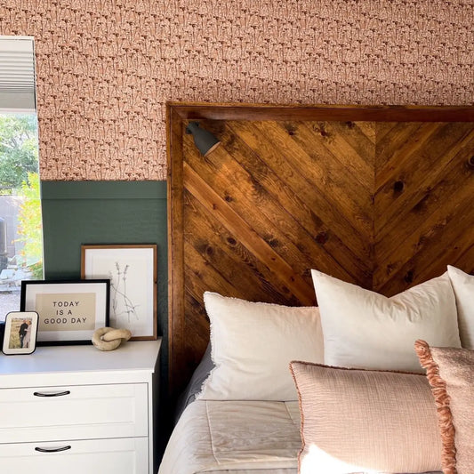 Prairie Wallpaper - Natural Daisies - by Cassandra Zaniboni - Loomwell Home Goods