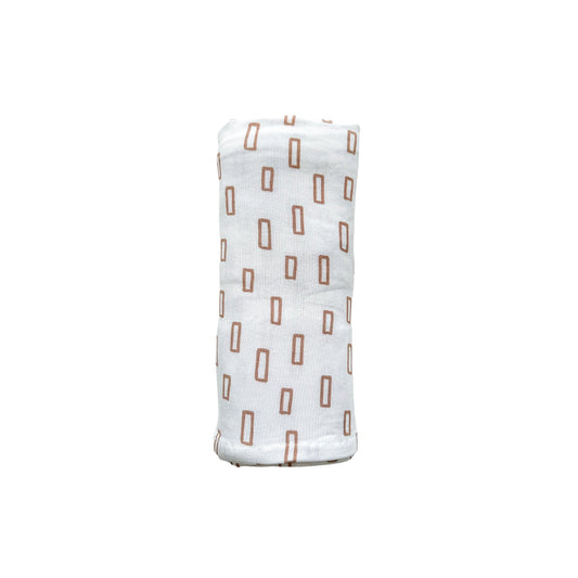 Bamboo Stretch Swaddle - Neutral Rectangle - Harp Angel Boutique