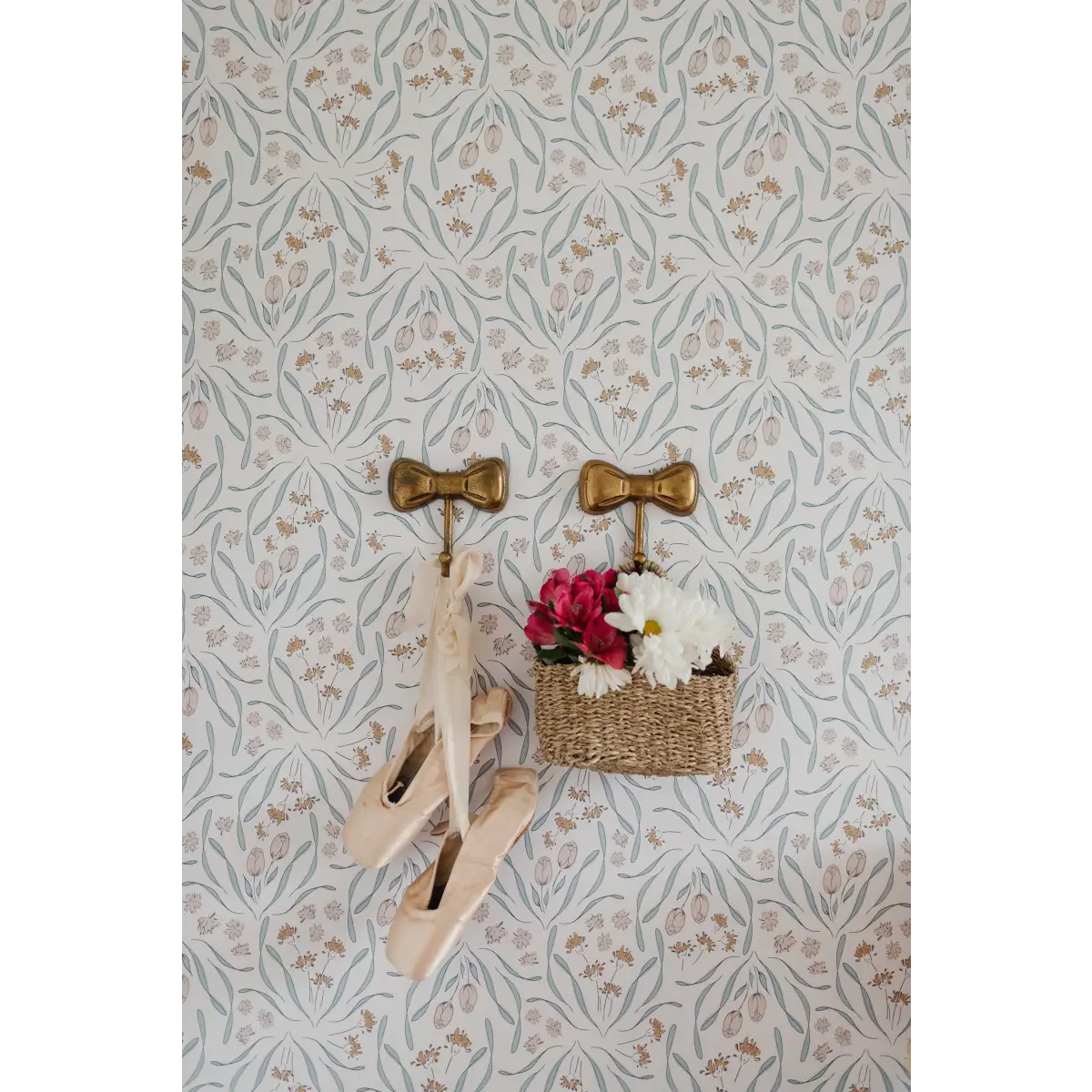 Primrose Wallpaper - Tulips - by Melissa Johnson Design - Loomwell Home Goods