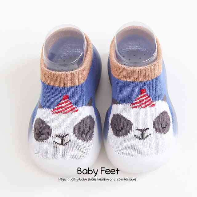 Zapatos con calcetín de animales - Panda azul 