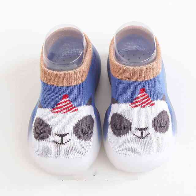 Zapatos con calcetín de animales - Panda azul 