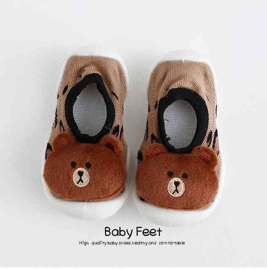 Baby Doll Sock Shoes - Spoty Bear