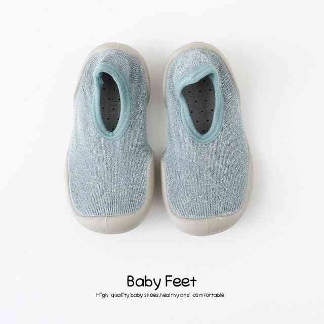 Baby Sock Shoes - Light Blue