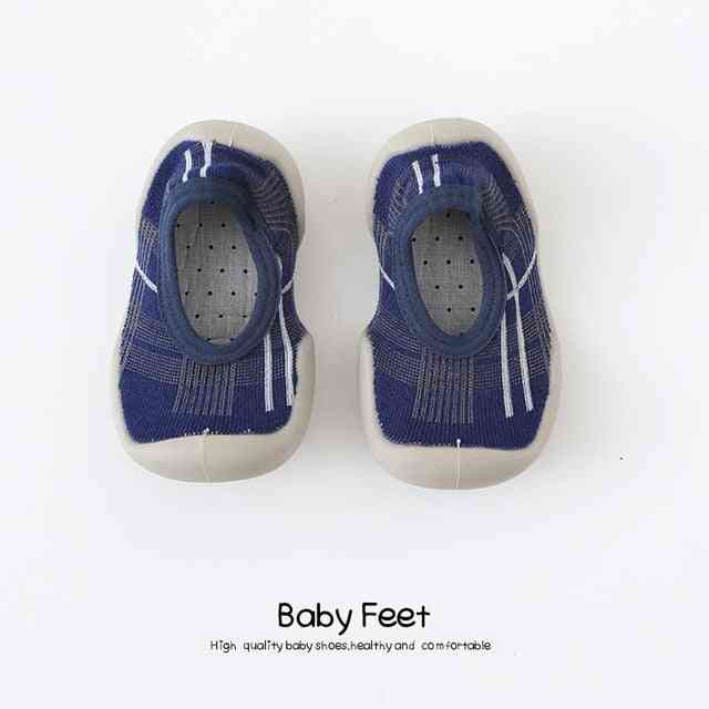 Baby Sock Shoes - Blue Modern