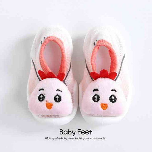 Baby Doll Sock Shoes - Pink Radish