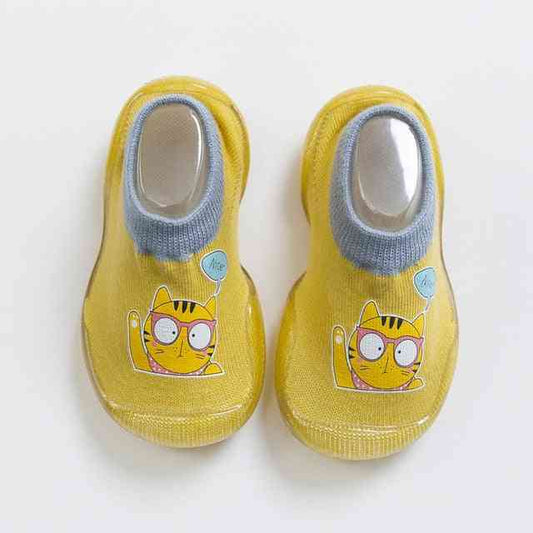 Baby Shoe Socks - Cat w/ Glasses