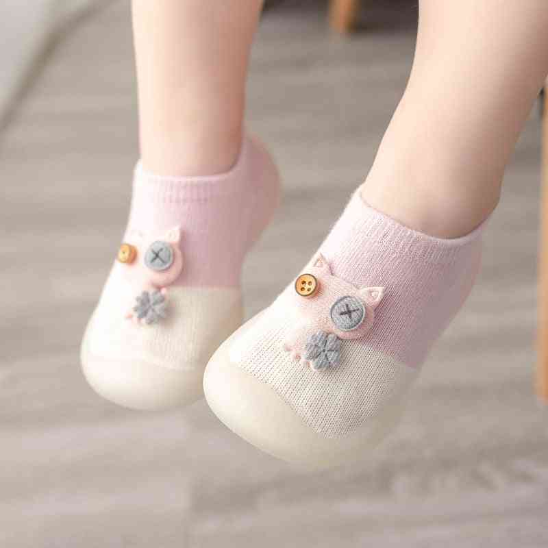 Baby Owl Shoes - Pink