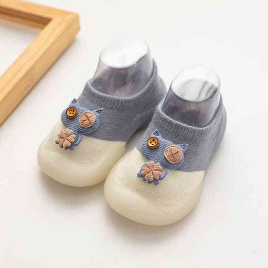 Baby Owl Shoes - Blue