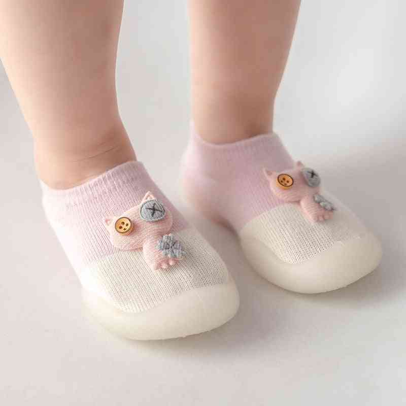 Baby Owl Shoes - Pink