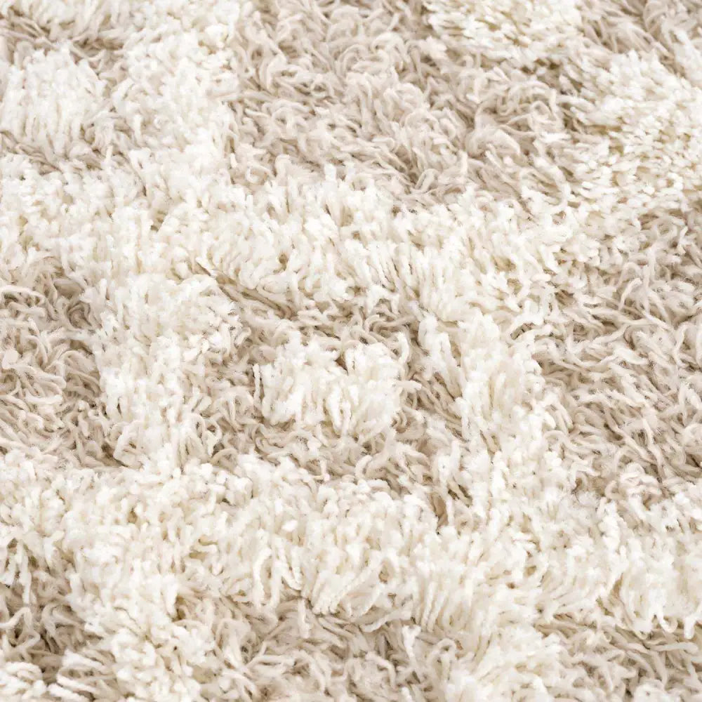 Prompton Cream Plush Area Rug - 2’ x 3’ Rectangle - Boutique Rugs