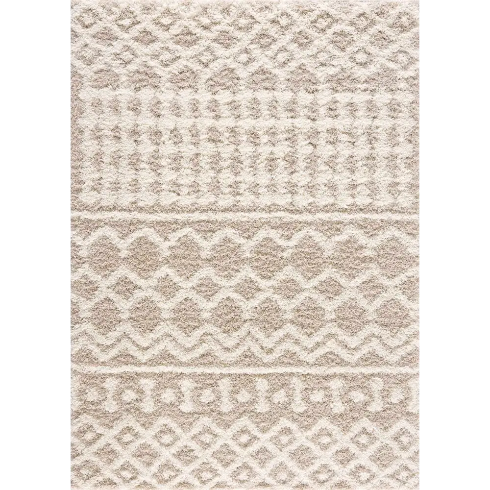 Prompton Cream Plush Area Rug - Boutique Rugs
