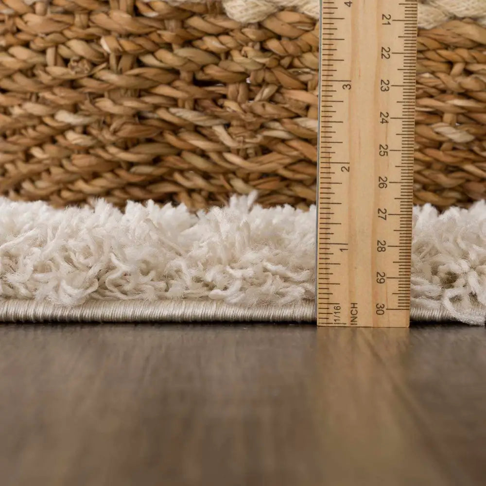 Prompton Cream Plush Area Rug - Boutique Rugs