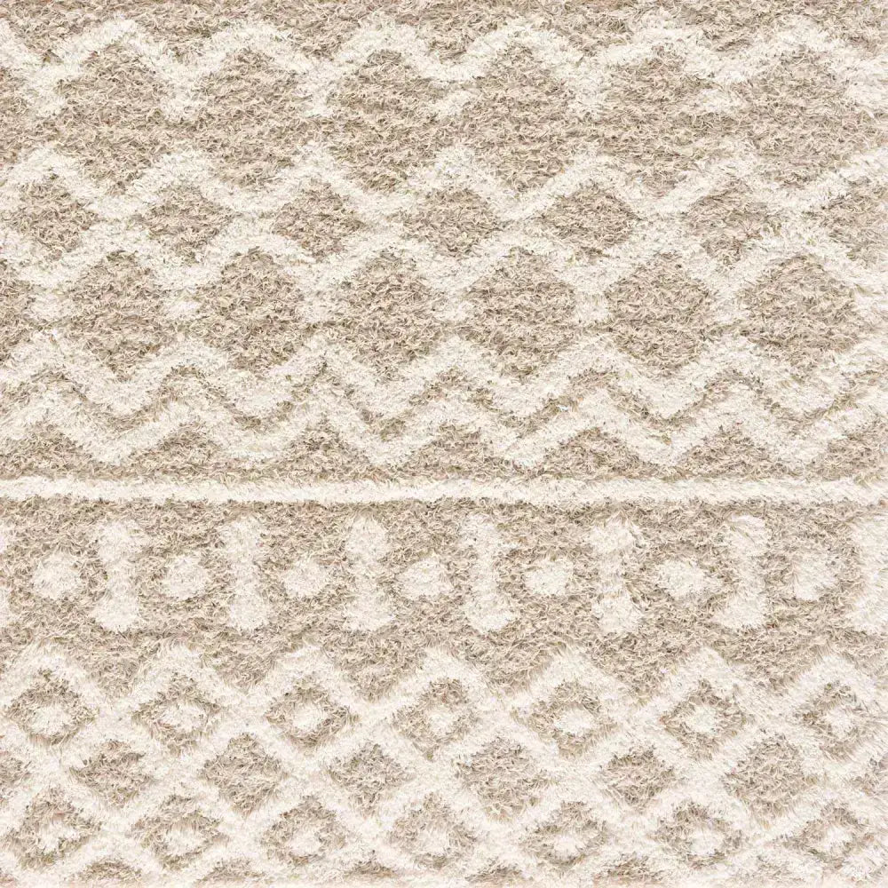 Prompton Cream Plush Area Rug - Boutique Rugs