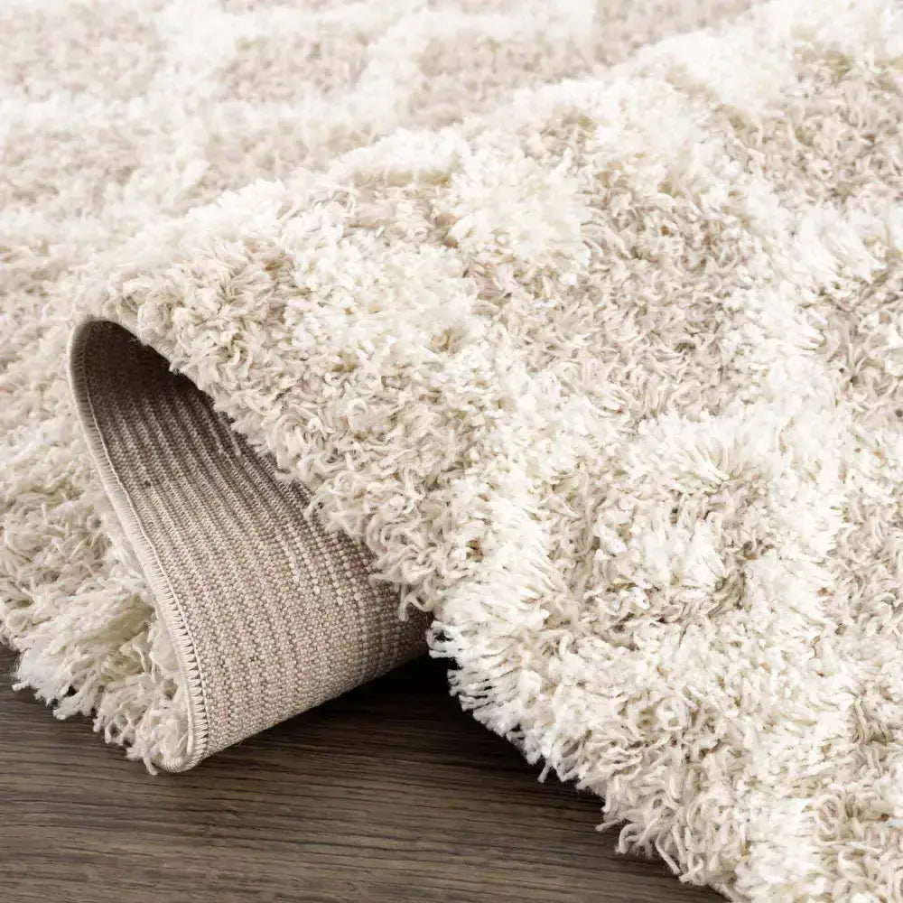 Prompton Cream Plush Area Rug - Boutique Rugs