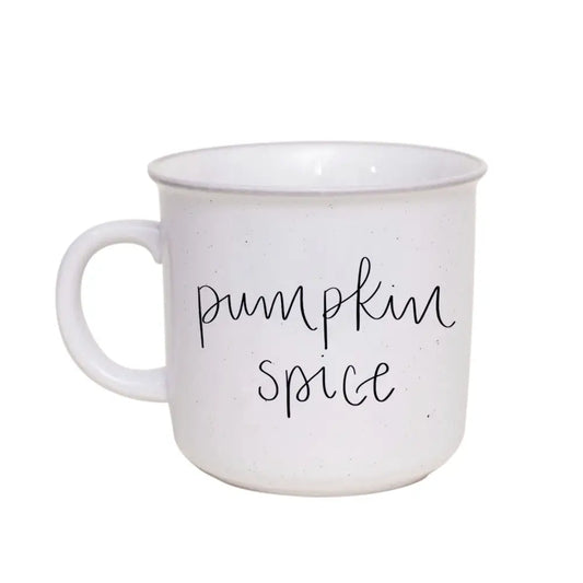 Pumpkin Spice 16oz. Rustic Campfire Coffee Mug - Sweet Water Decor