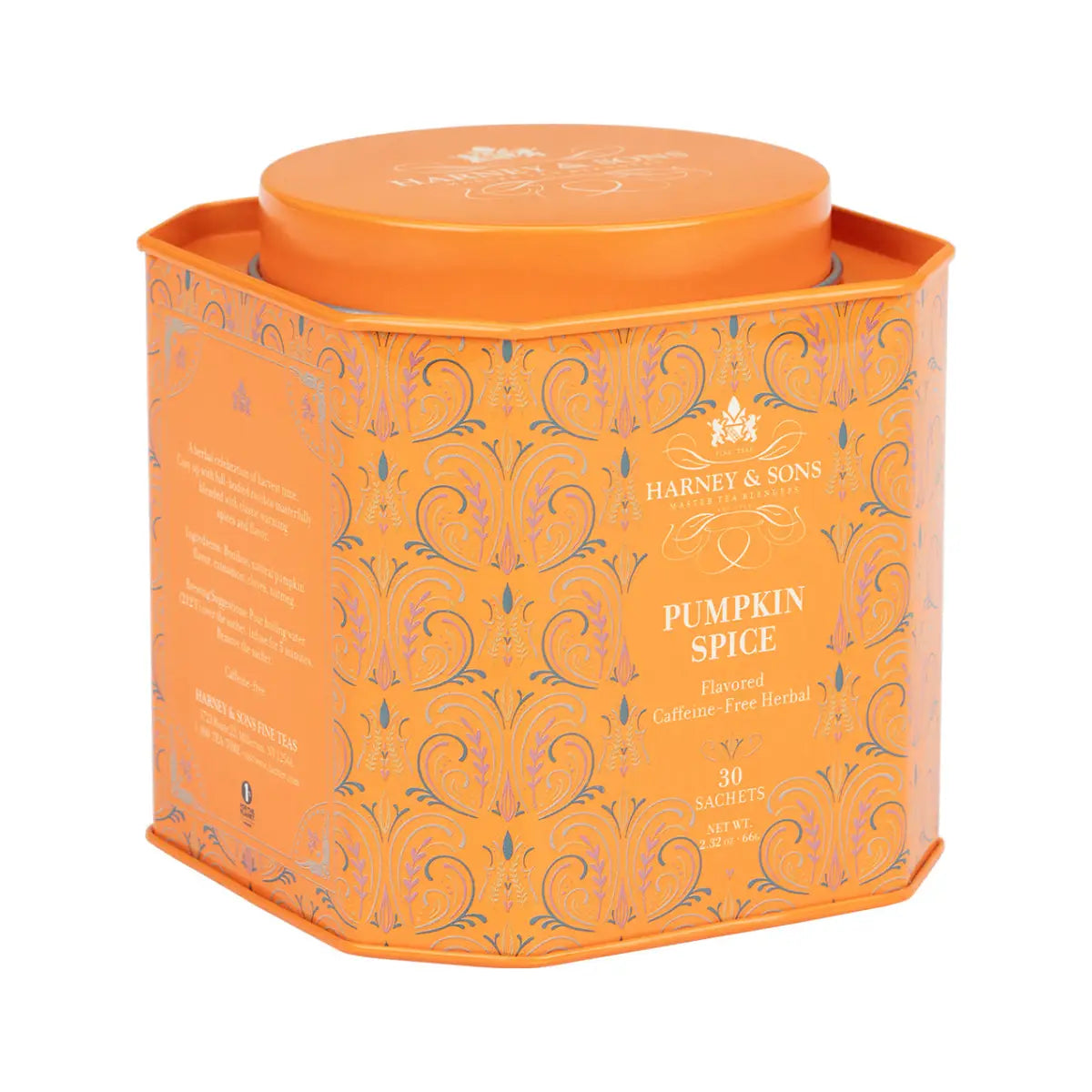 Decaf Pumpkin Spice Tea - Tin of 30 Sachets - Sachets / Tin of 30 Sachets - Harney & Sons Fine Teas