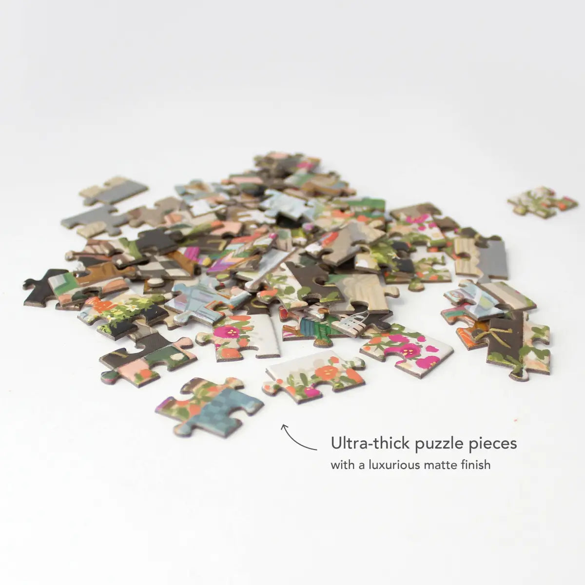 Puzzle Greeting Card - Book Café - Inklings Paperie
