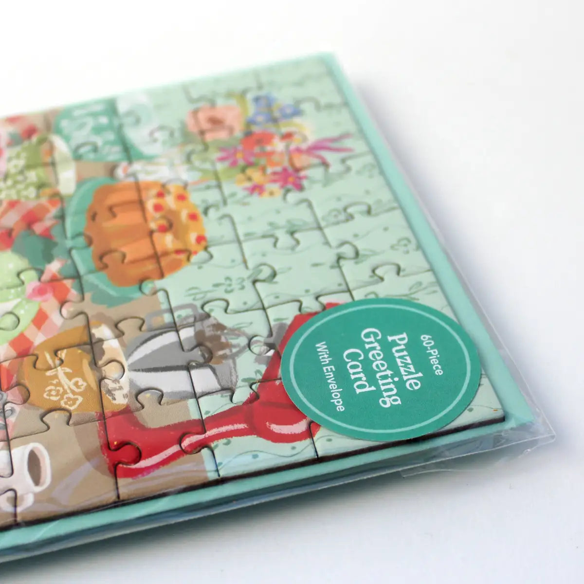 Puzzle Greeting Card - Retro Kitchen - Inklings Paperie