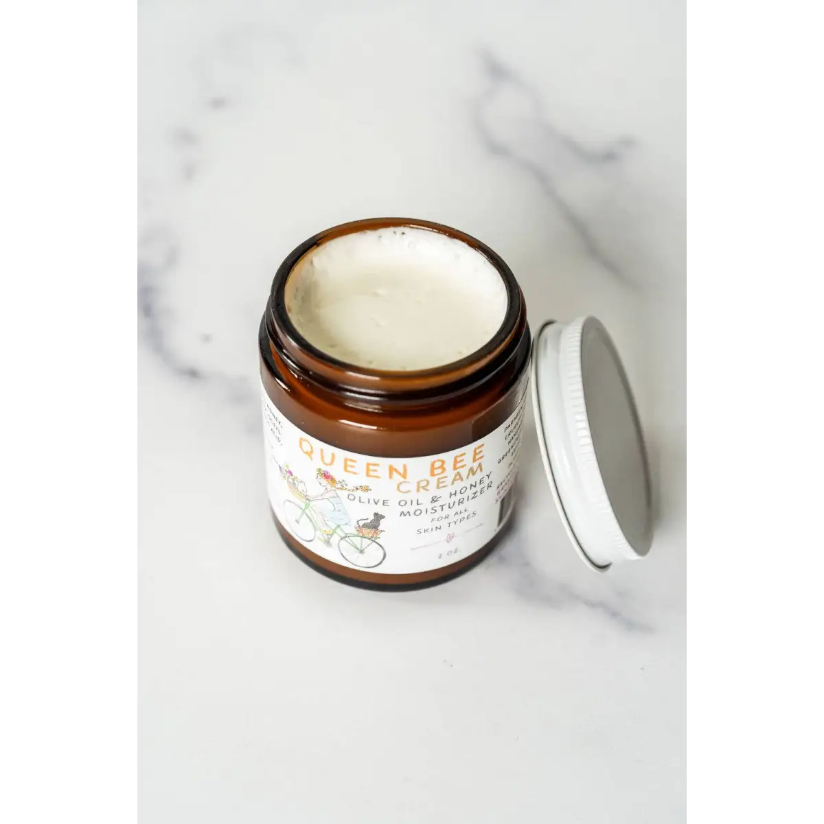 Queen Bee Cream - Olive Oil Lemongrass & Honey Lotion - Granola Girl Skincare